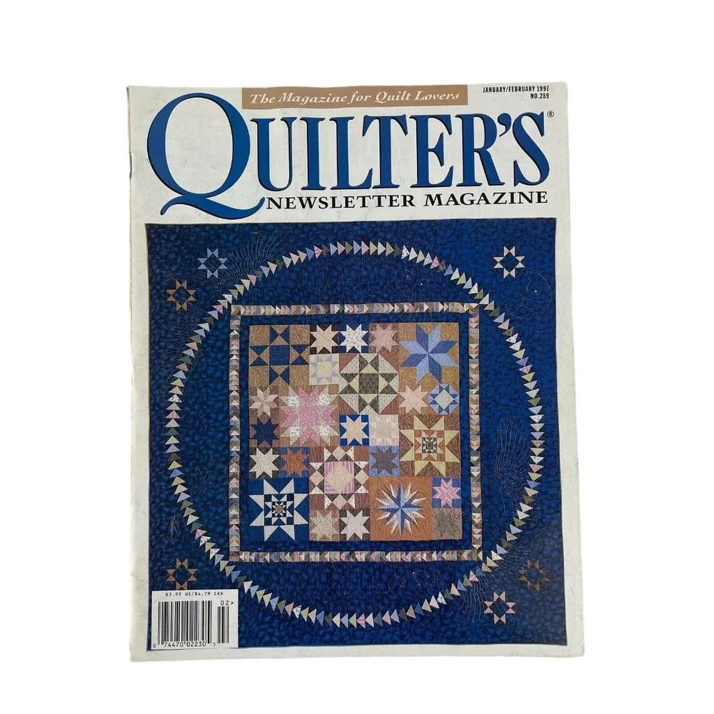 Quilter's Newsletter Magazine‎ Vintage 1997 Lot of 4
